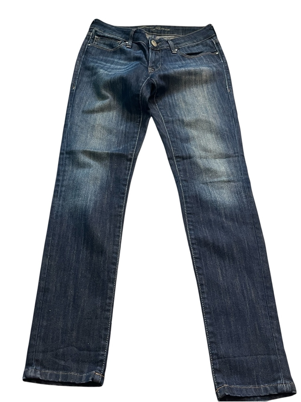 Mavi Womens Serena Slim Straight Leg Dark Blue Jeans Size 27